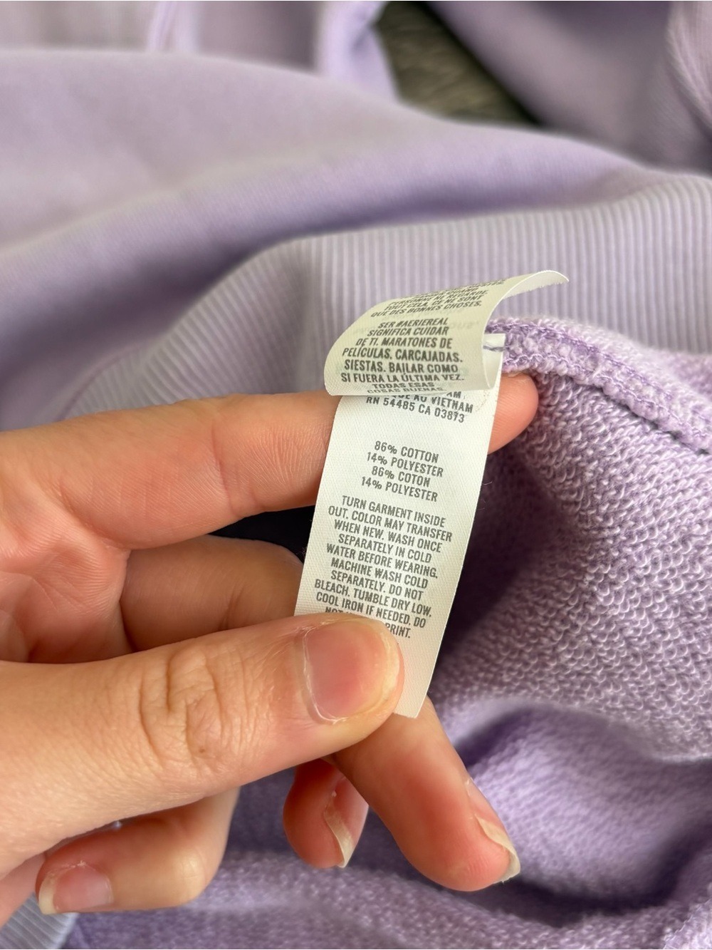aerie Lavender 'Going Off The Rails' Graphic Crewneck Sweatshirt Size XS - Picture 4 of 6